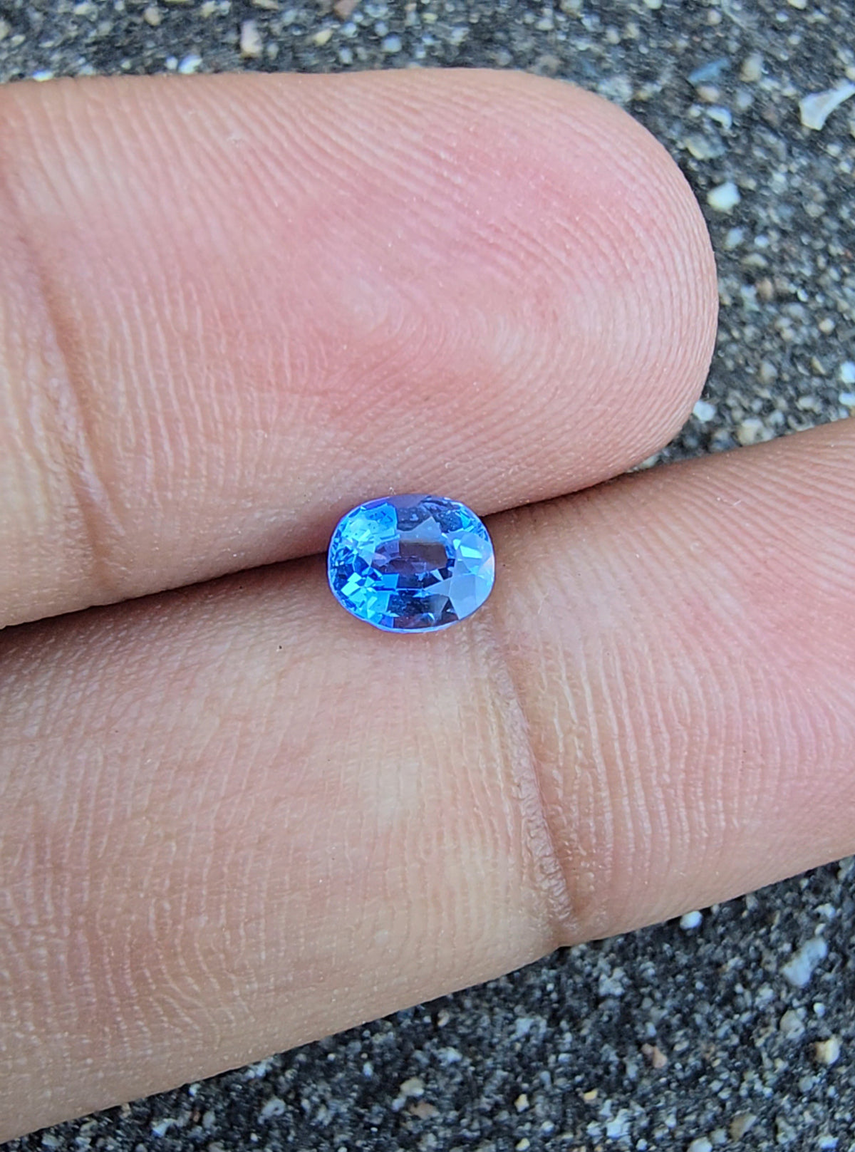 0.70ct Natural Blue Sapphire | Oval | Unheated