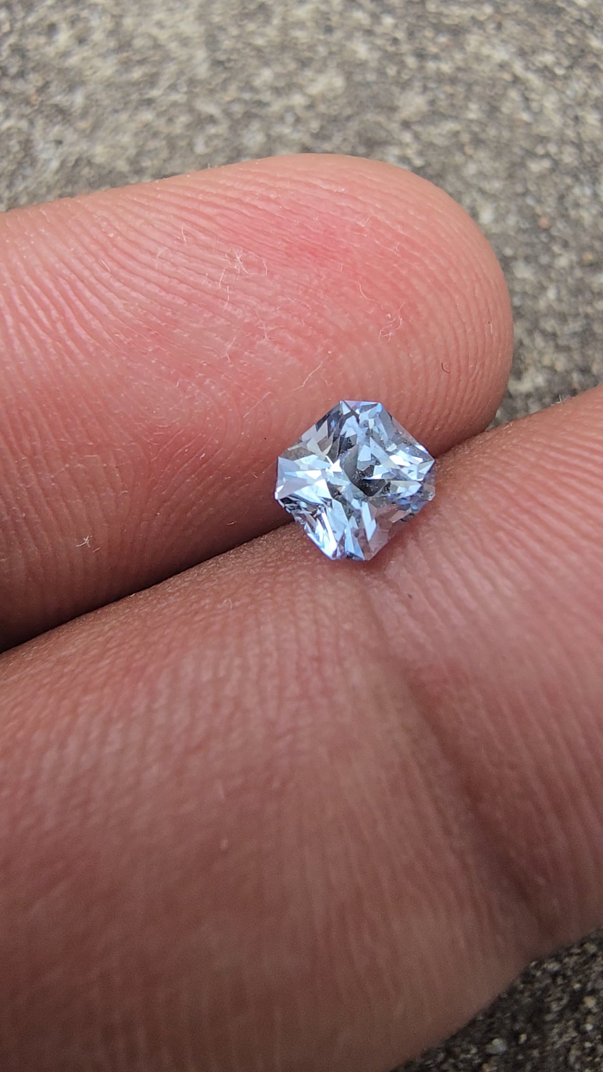 0.67ct Natural Blue Sapphire Octagon | Unheated