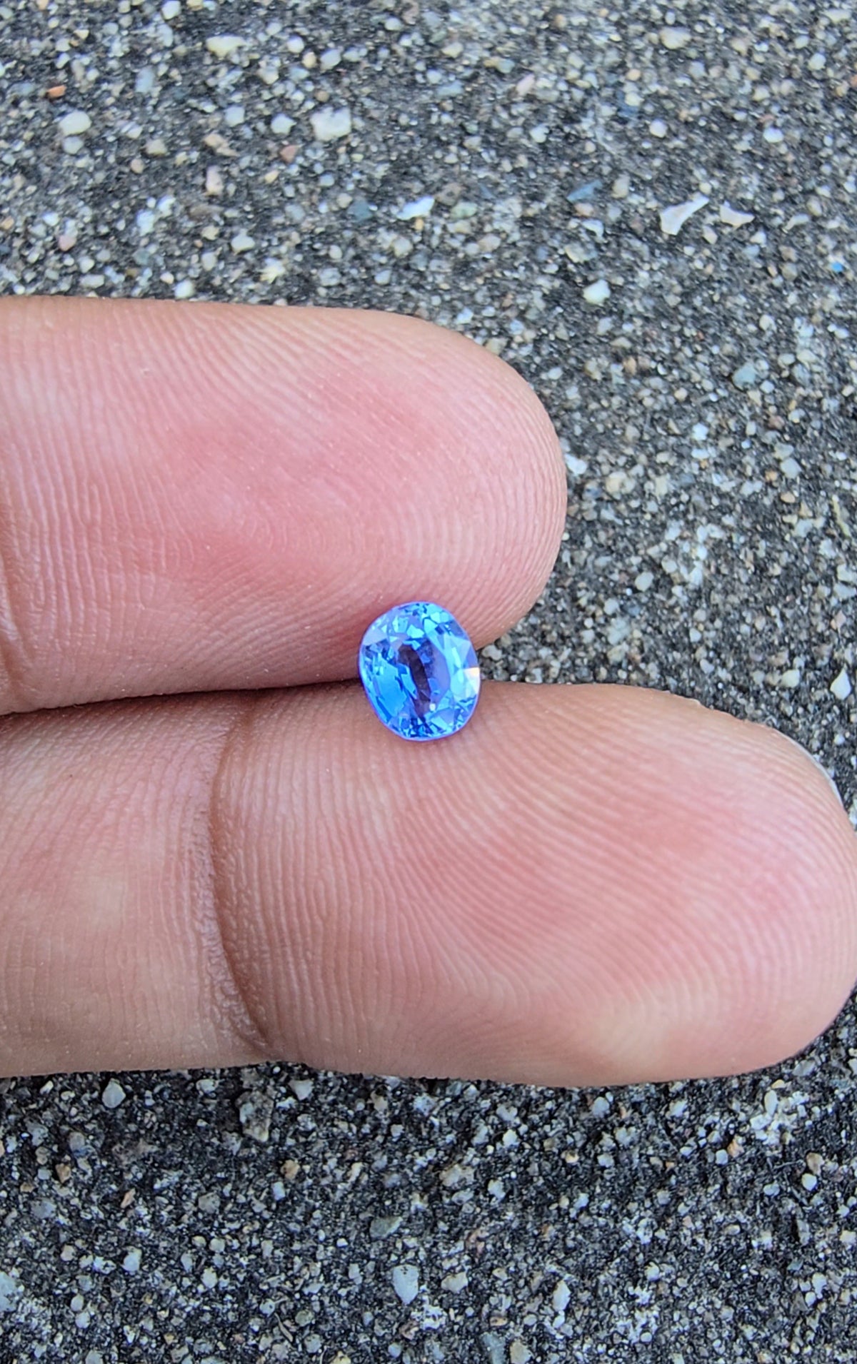 0.70ct Natural Blue Sapphire | Oval | Unheated